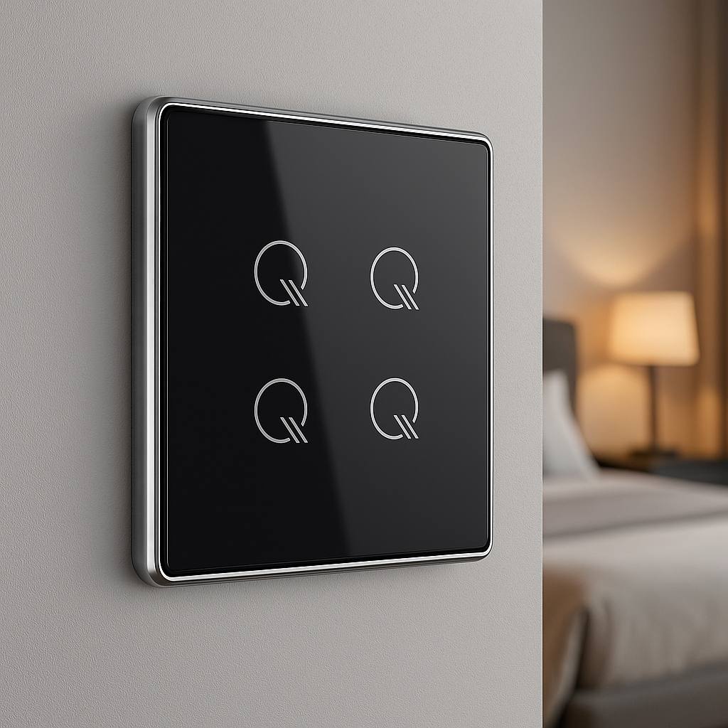 کلید هوشمند چهار پل کوییکس هوم